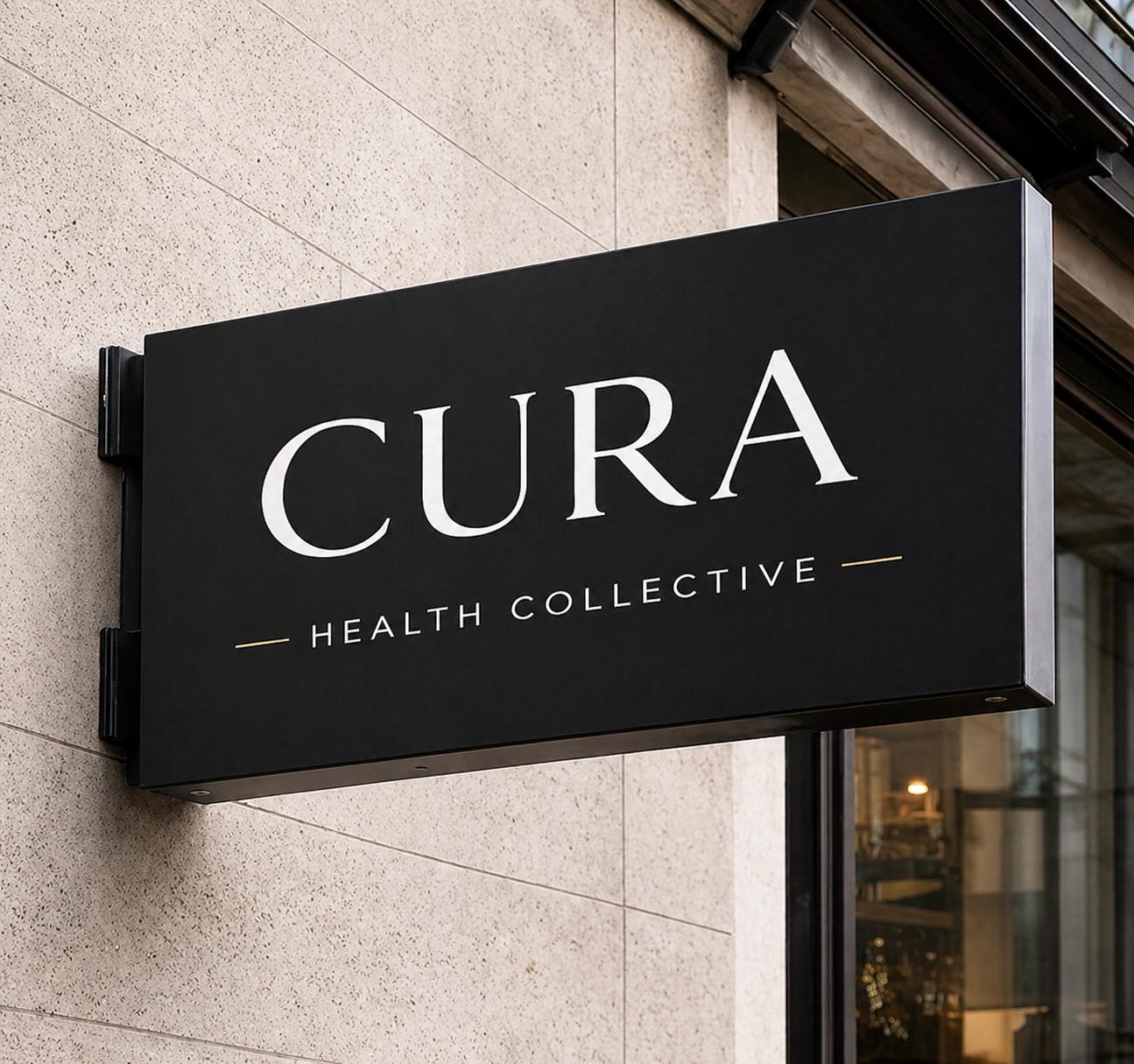 Cura Health Collective exterior sign
